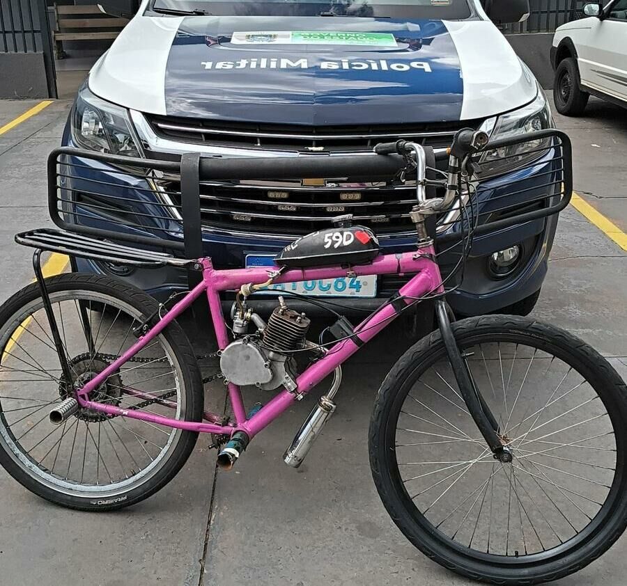 Imagem de compartilhamento para o artigo Adolescente com extensa ficha criminal é apreendido pela PM após furto de motocicleta motorizada em Costa Rica da MS Todo dia